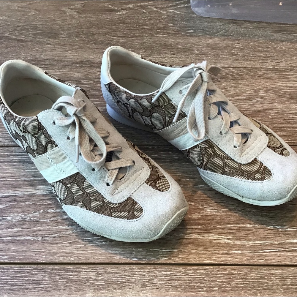 Coach Kelson Signature suede sneaker